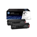 Оригинална тонер касета HP CF283AD, 1500 страници/5%, Black, 2 броя