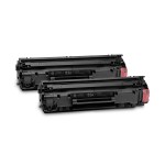 Оригинална тонер касета HP CF283AD, 1500 страници/5%, Black, 2 броя