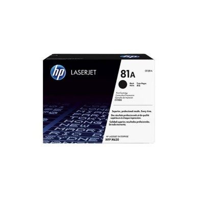 Оригинална тонер касета HP CF281A 81A M630, 10 500 страници/5%, Black Оригинална тонер касета HP CF281A 81A M630, 10 500 страници/5%, Black