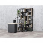 Стелаж RFG Boxi M, метален, 720 х 370 х 2120 mm, черен