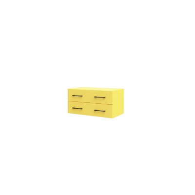 Шкаф RFG Libra 7, 730 х 382 х 365 mm, с чекмеджета, ПДЧ, жълт
