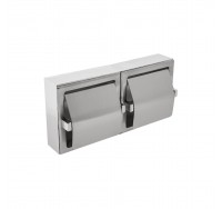 Диспенсър за тоалетна хартия Dayco, стенен, двоен, 32 х 6 х 16 cm