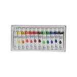 Foska Темперни бои, професионални, в тубички, 12 ml, 12 цвята Foska Темперни бои, професионални, в тубички, 12 ml, 12 цвята