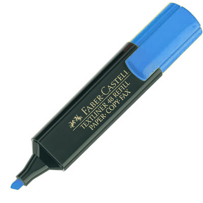 Купи FABER-CASTELL ТЕКСТ МАРКЕР СИН от Всичко за офиса от Officemate.bg FABER-CASTELL ТЕКСТ МАРКЕР СИН